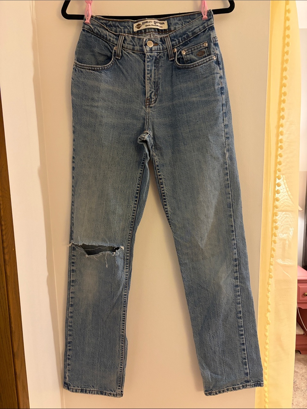Harley-Davidson Light Blue Straight-Leg Jeans